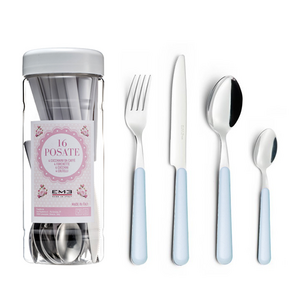 EME Brio 16-delige Bestekset, Blue 63, Tube Box