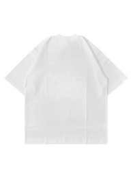 T-Shirt Bianca Bronx Boy 200gr Oversize Cotone Made in Italy