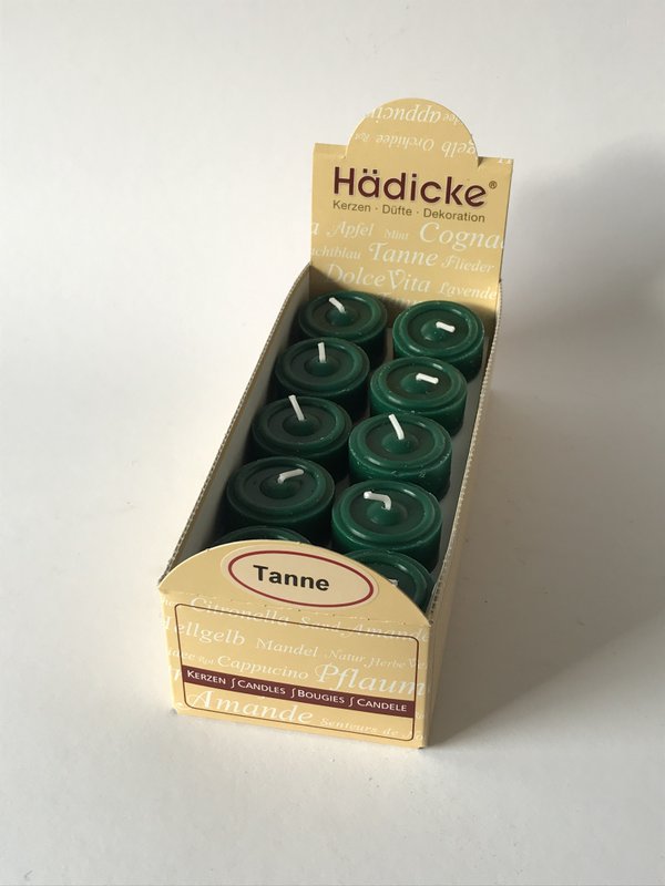 Scented tea light fir, 20 pcs / box