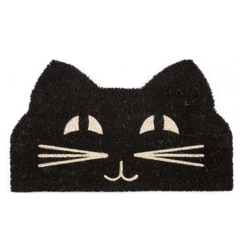 Cat Face Coir Doormat