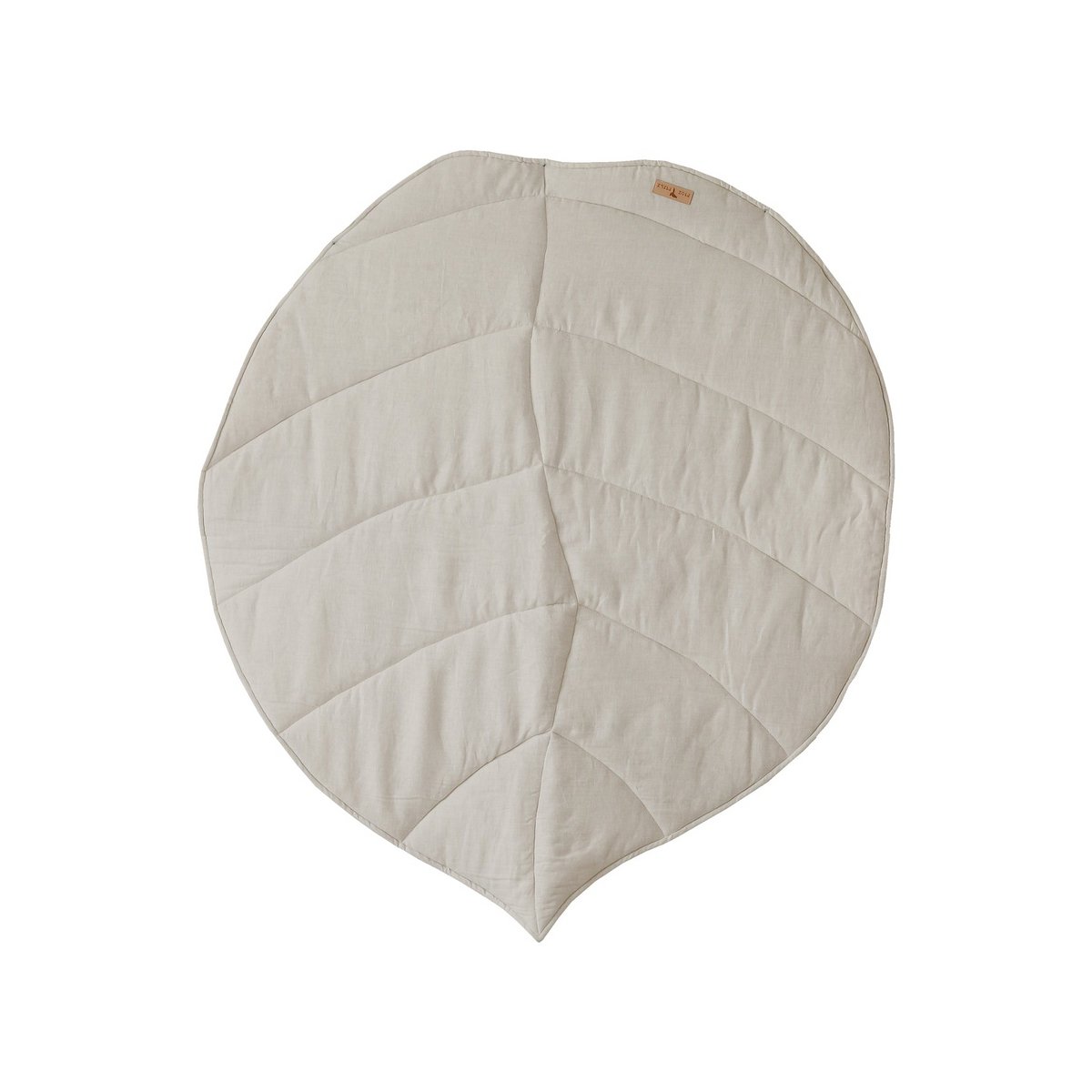 “Sand” Linen Leaf Mat