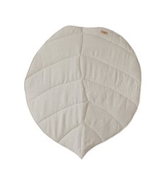 “Sand” Linen Leaf Mat