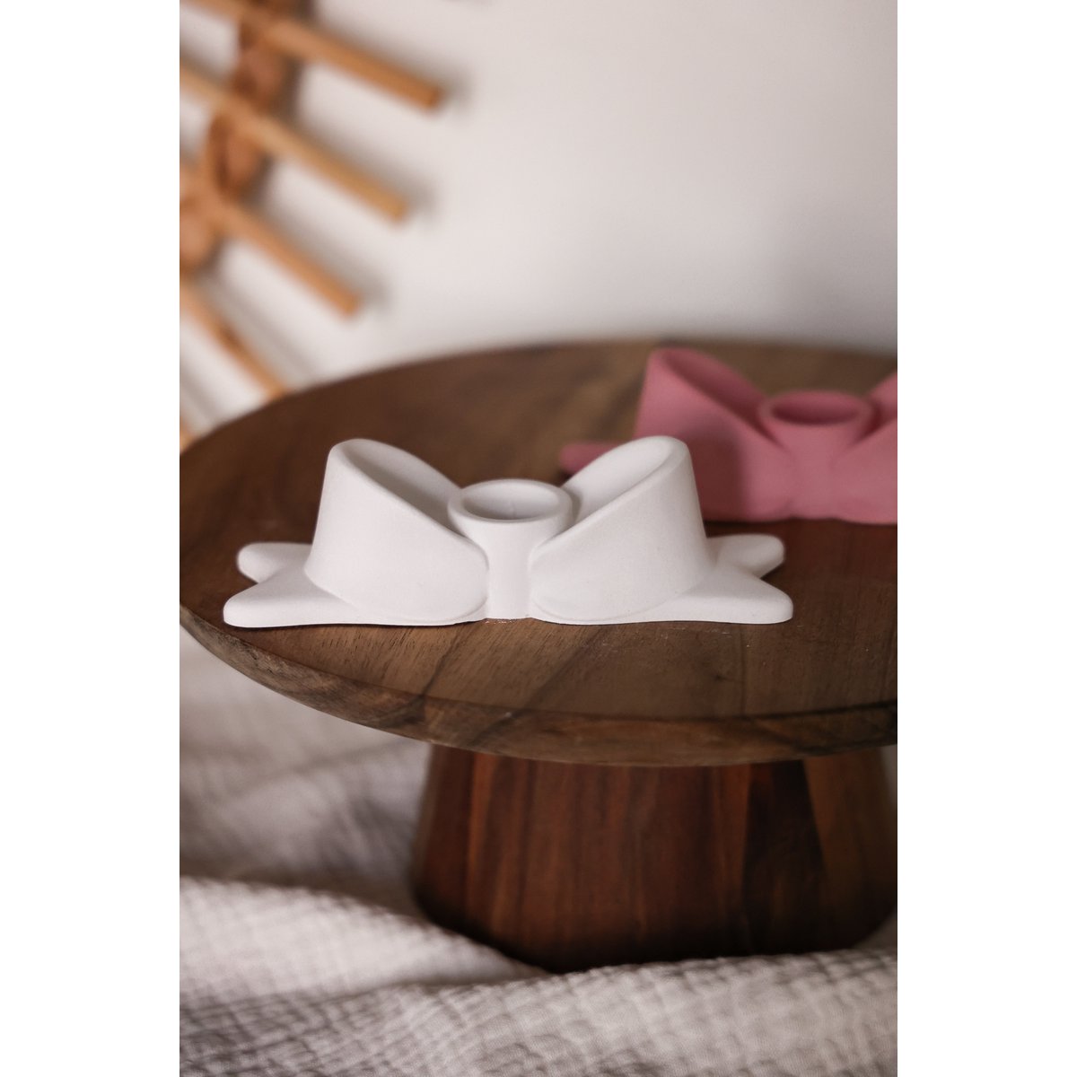 Bow candlesticks