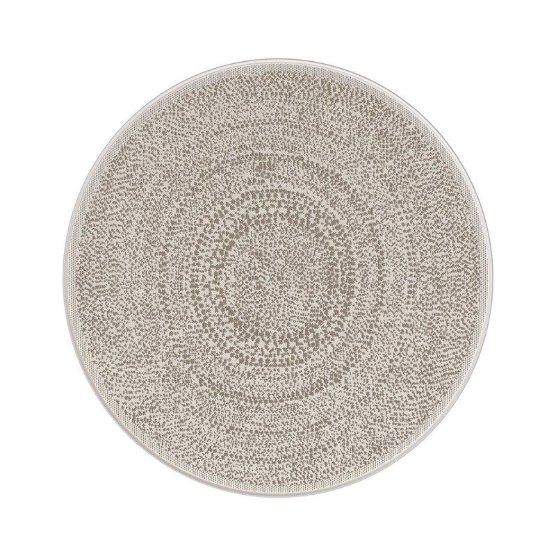 TRIBAL ethnic style indoor outdoor round rug