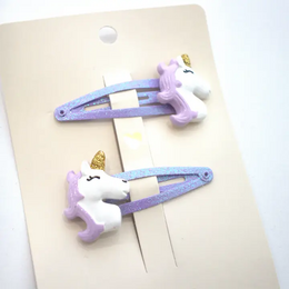 Barrettes Premium Cheveux pour Enfants - Licornes Beauties