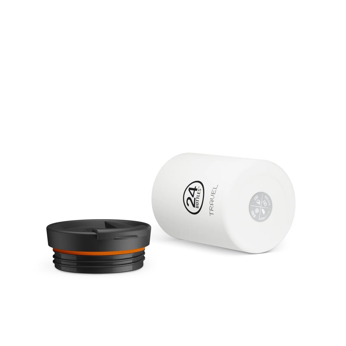 24 flasker rejser tumbler is hvid 350 ml
