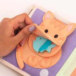Animal Friends - Mini libro tranquillo di 6 pagine