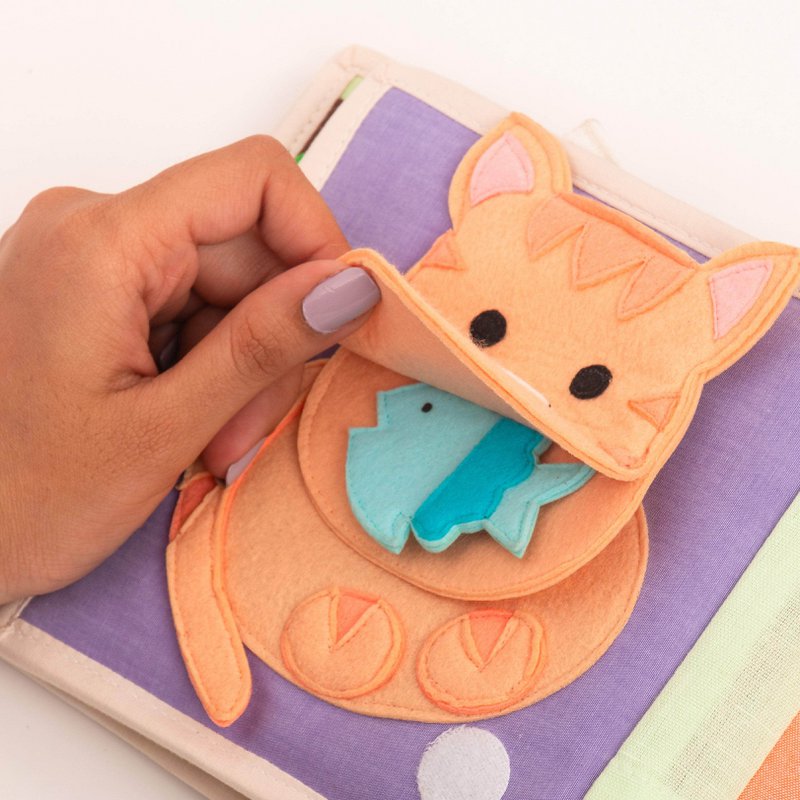 Animal Friends - Mini libro tranquillo di 6 pagine