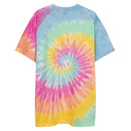 Camiseta oversize con estampado tie-dye