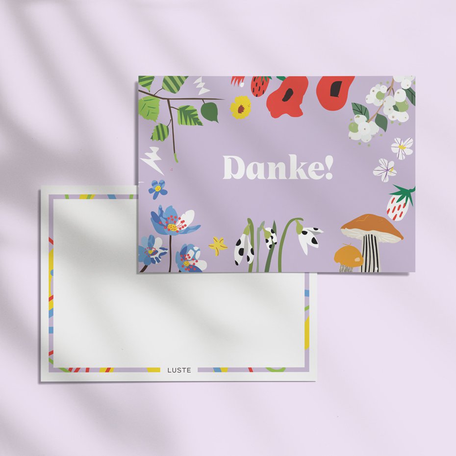 Thank you card - Danke