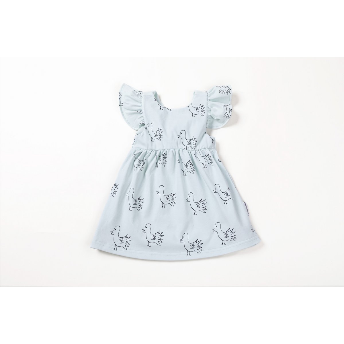 Short-Sleeved Dress with Doll-Doll the Bird
