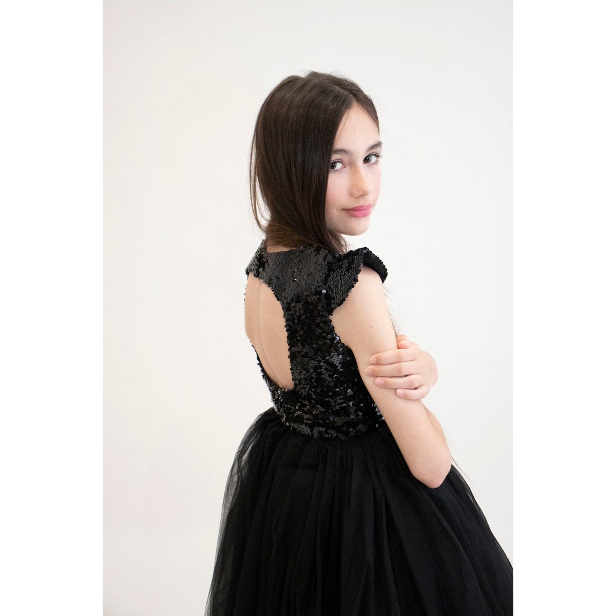 FIONA Ceremony dress Black - Size 130cm (7/8 years)