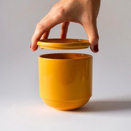 Bowl with lid MoxBowl Mathilde - late summer yellow - 500ml