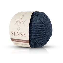 Sensy Premium Natural Baby Cotton 100% filato di cotone morbido per lavoro a maglia e uncinetto Amigurumi