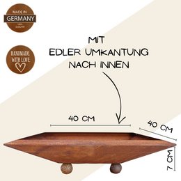 Kwadratowa miska kwiatowa patynowana | Dostępne w różnych wariantach