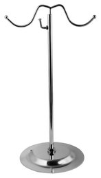 Bag stand made of stainless steel, height adjustable 40-67 cm