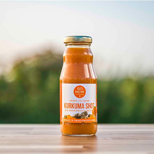 Mandarin-gurkemeje 200ml | Gurkemejeshot | Gurkemeje Juice