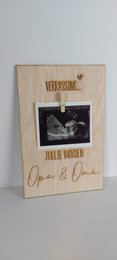 Pregnancy announcement sign Ultrasound Uncle & Aunt