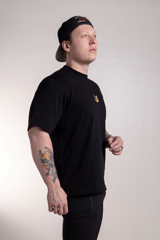 Empire Embodied Oversize T-Shirt Unisex - Sustainable, durable, high resale rate, made from 250gsm organic cotton with embroidered logo