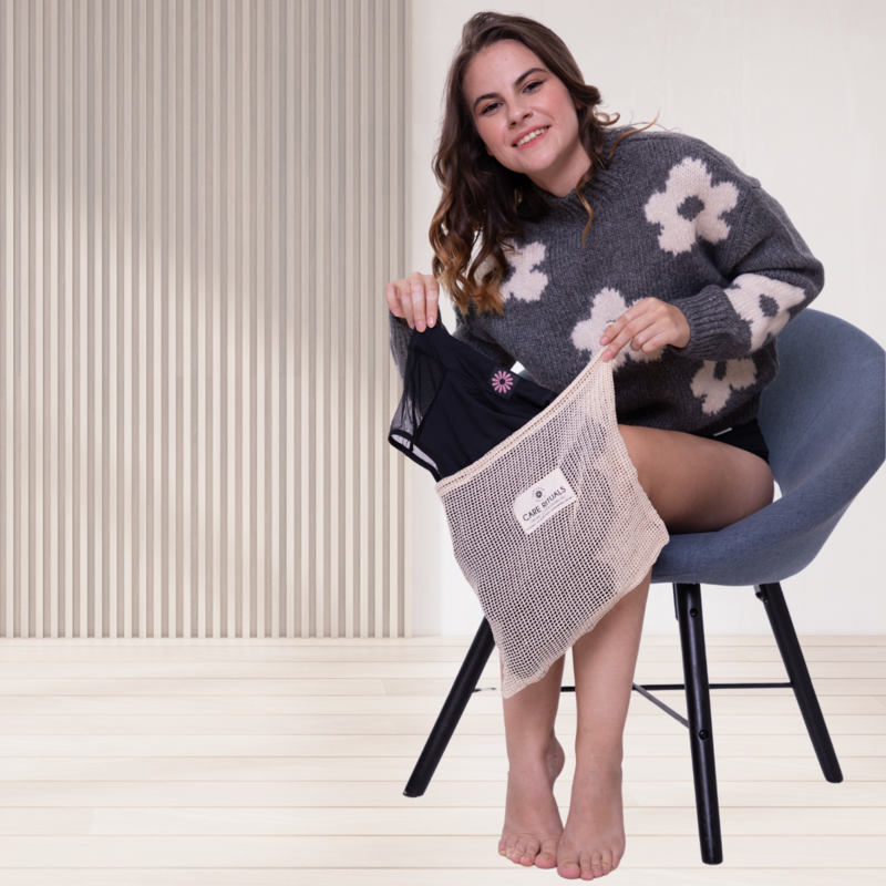 Femi.kox® Eco -Waschbeutel für intime Verschleiß