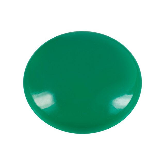 Aimant Westcott vert pack de 10 pcs. Ø 25mmx11,8mm, bouchon 300g : 4-6 feuilles 80gr. papier