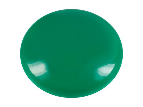 Magneet Westcott groen pak à 10st. Ø 25mmx11,8mm, 300g cap: 4-6 vel 80gr. papier