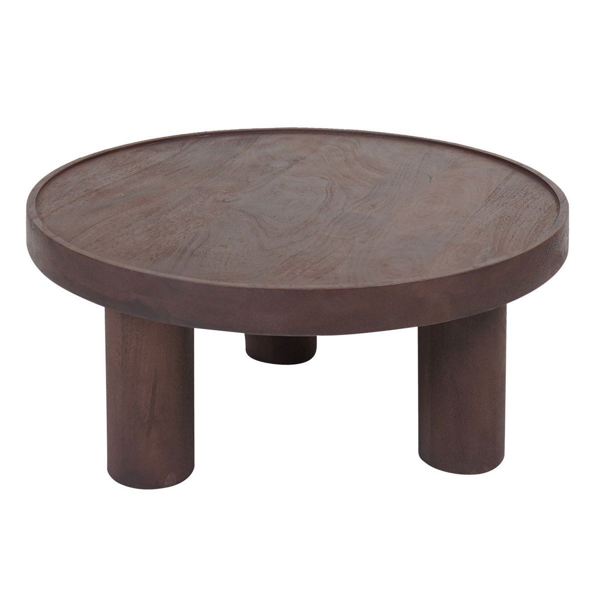 Tavolino tias Ø70 cm - espresso mangoout
