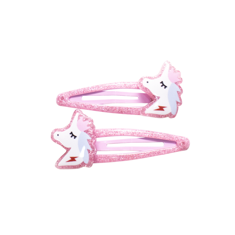 Duo Barrettes Premium Enfant - Sparkle Licornes Etincelantes