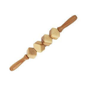 Wooden massage roller cubic, massager legs