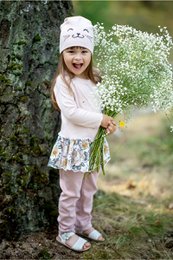 KITTY POWDER PINK girls' beanie hat