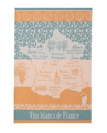 Tea Towel Vins Blanc de France