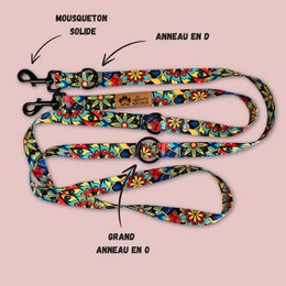 Multi-position Mandala leash