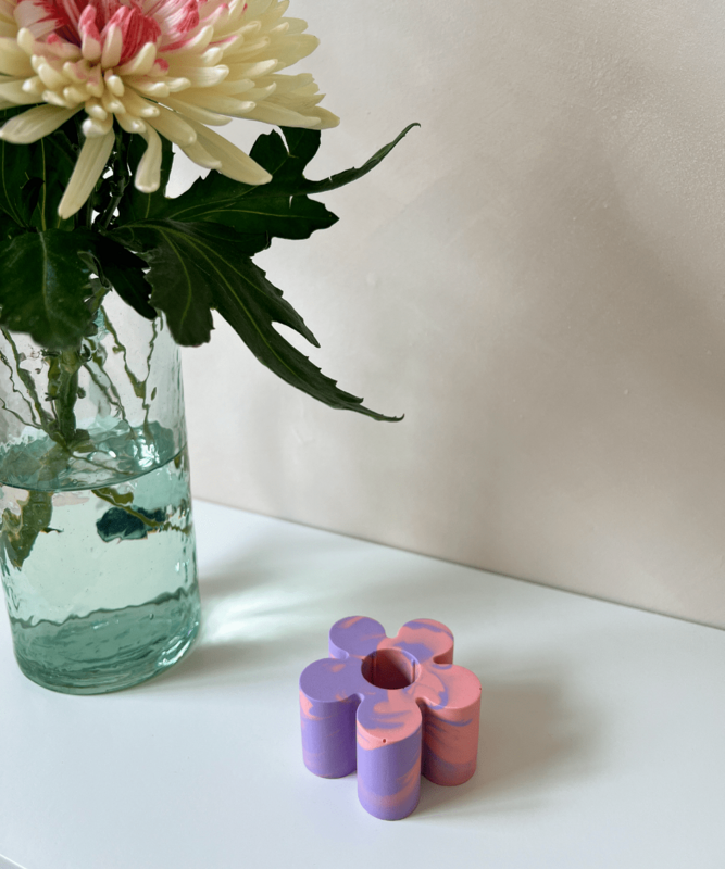 Flora Candle Holder - Swirl