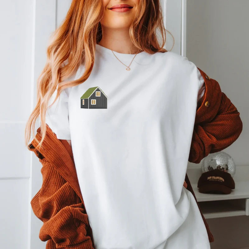 Tshirt Iceland Northern Lights - ORGANIC COTTON Scandinavia Shirt Iceland Souvenir