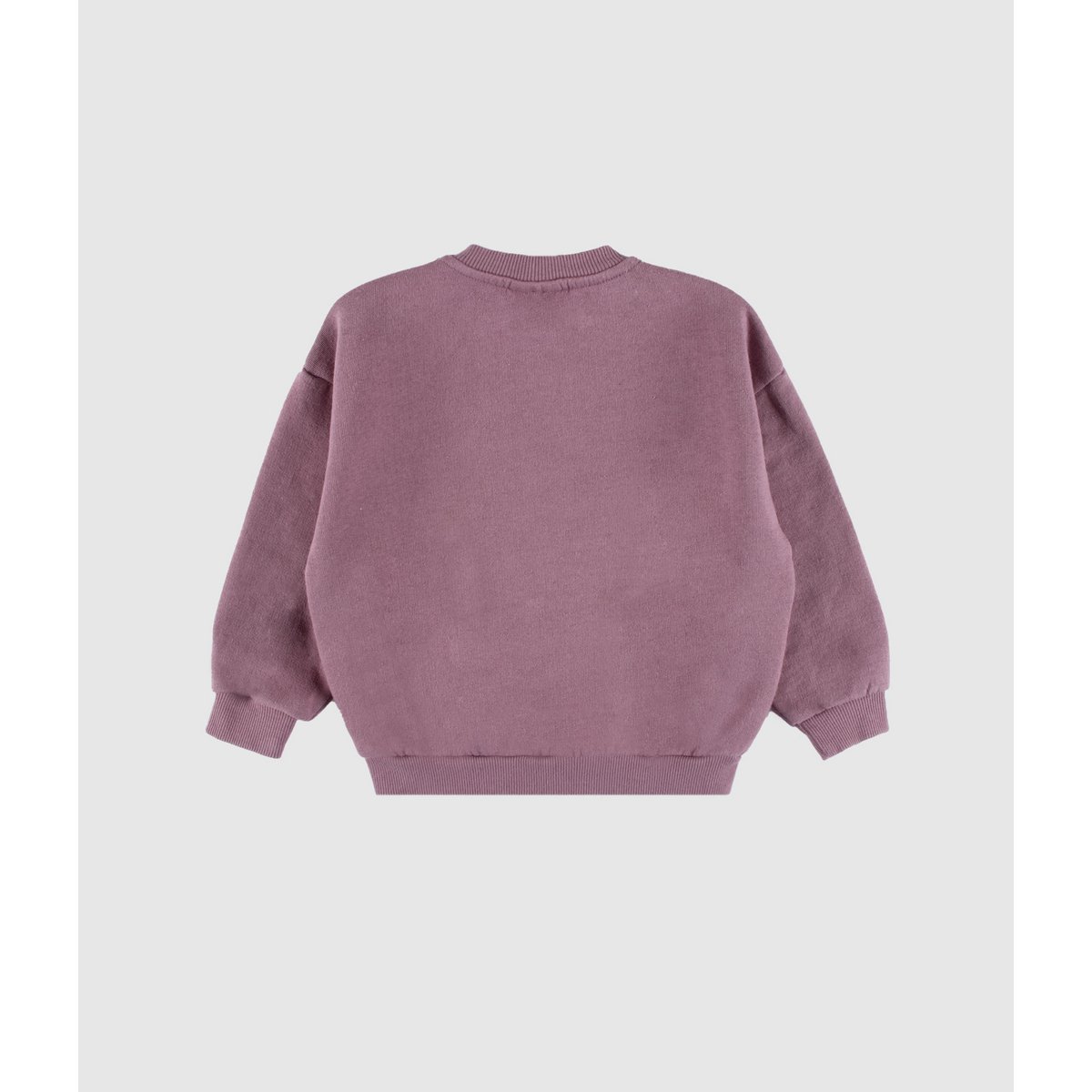 Embroidered Hearts Mauve Sweatshirt