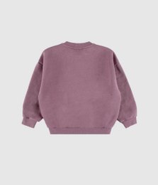 Embroidered Hearts Mauve Sweatshirt