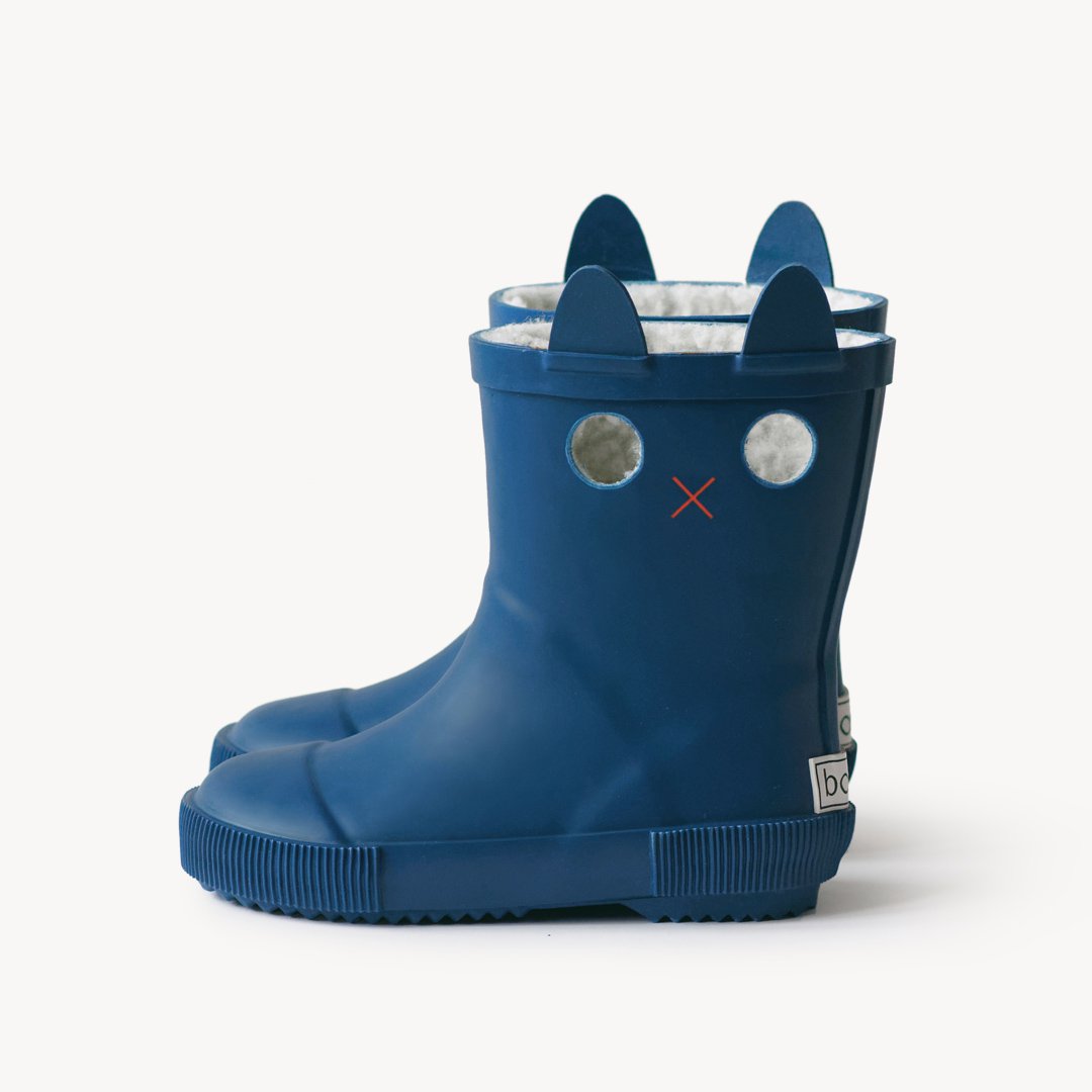 LOOKICAT Bottes de Pluie Enfant Bleu