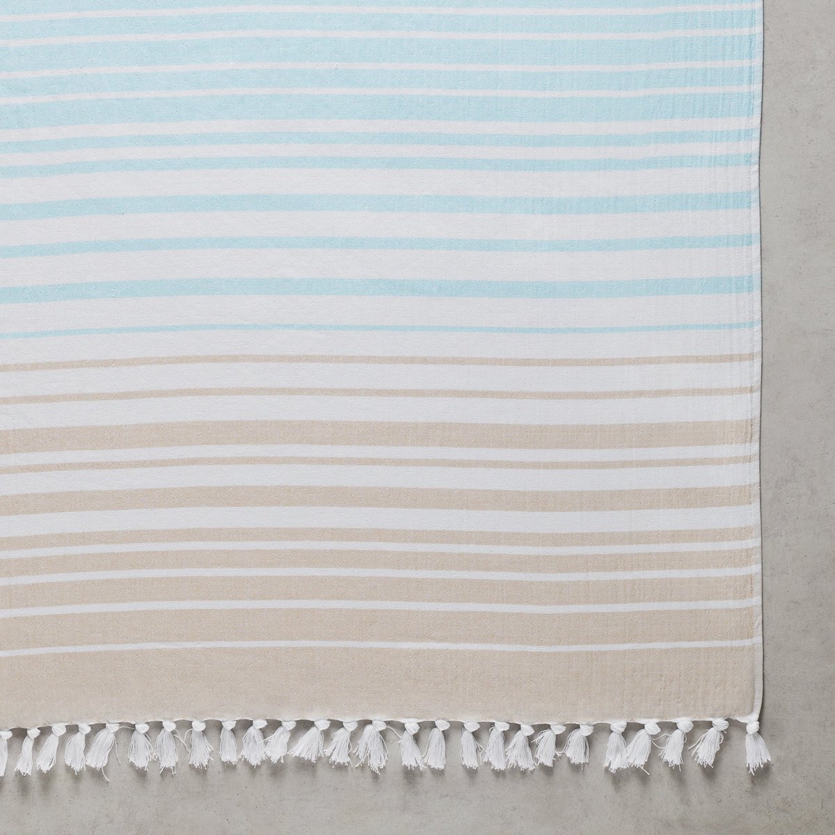 Hammam badstof handdoek - Ombre, XL, sneldrogend, veelzijdig