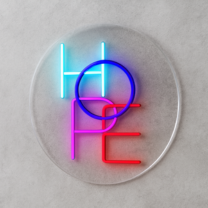 Neon-LED-Hoffnungsschild