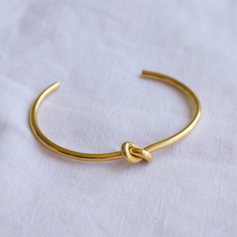 Siler - Knot Cuff Armband Goud