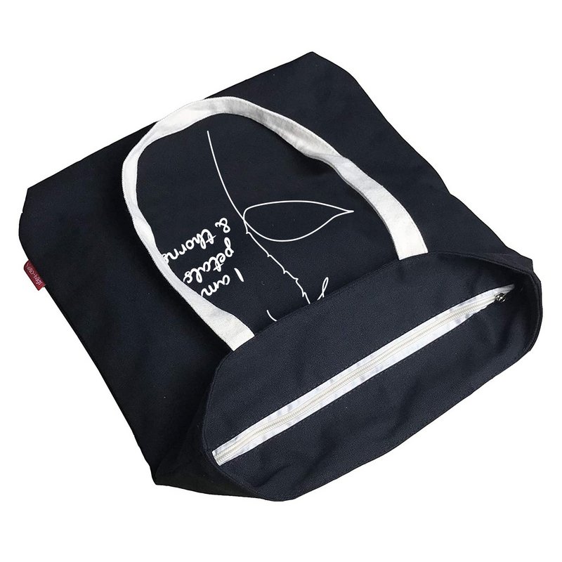 Totebags. Bolso grande model "JEG ER KRONBLADER OG TORNE"