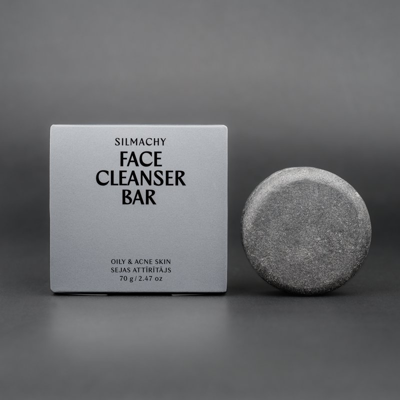 Barre detergente per purificazione del tè e carbone - per pelle grassa e acne