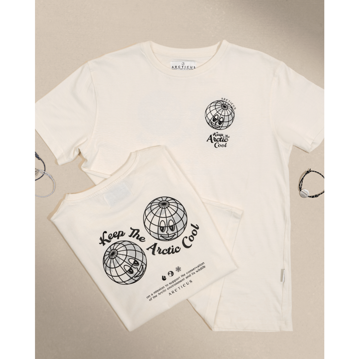 T-shirt Keep it Cool - Bianca - Regalo unisex