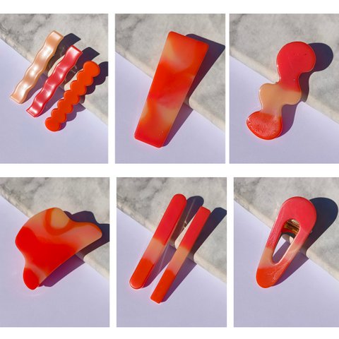 ⋒ Hars Hair Clip Pack - Sunset (12 items) ⋒