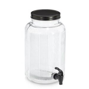 Drankdispenser, 3900 ml, glas/metaal