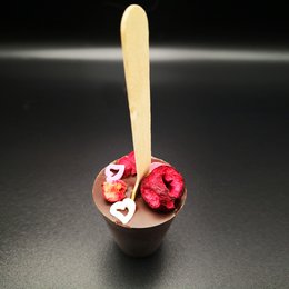 Ritonka drinking chocolate | Bitter Chocolate | cherry | heart 60g