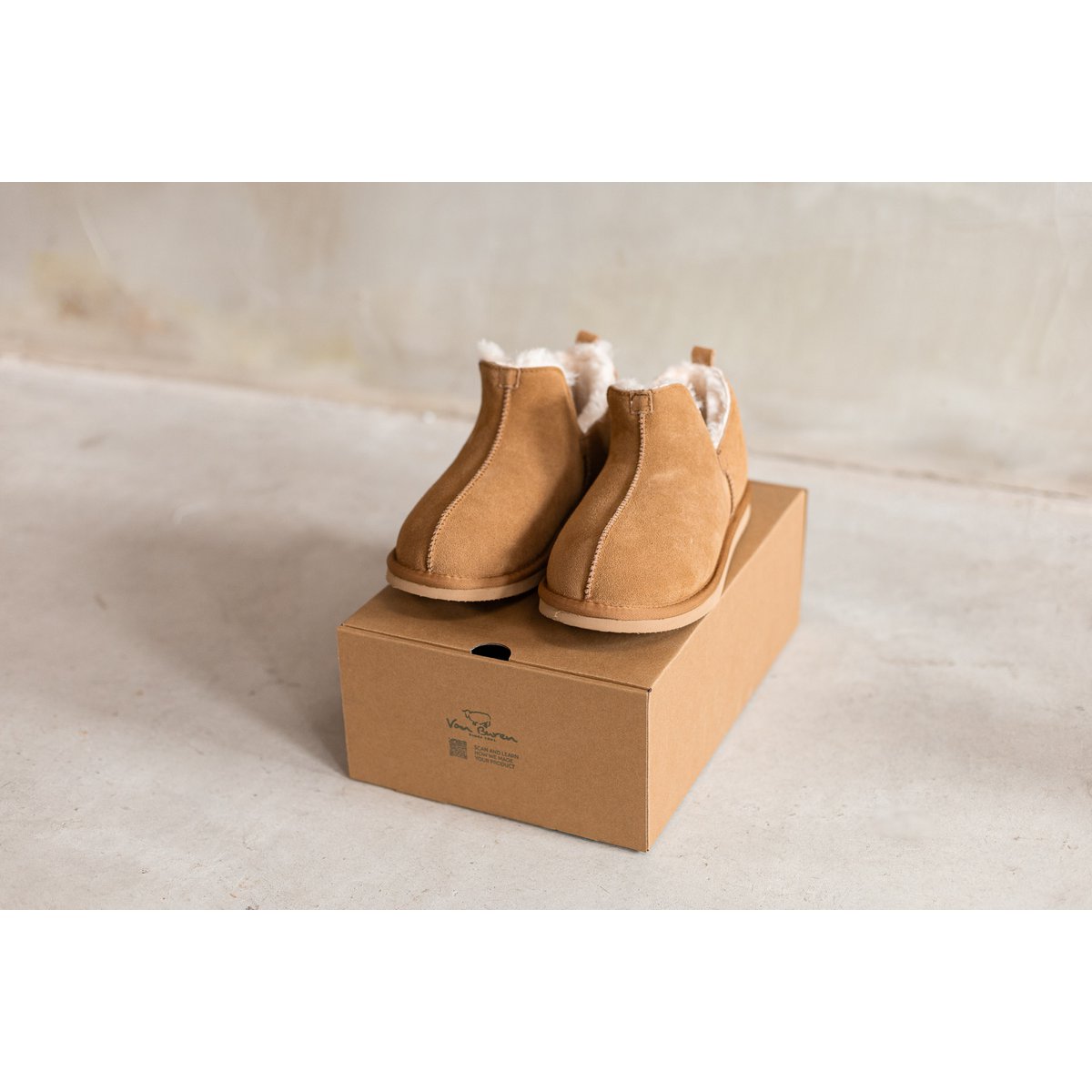 Pantoufle Nooa | chameau | Taille 37-49