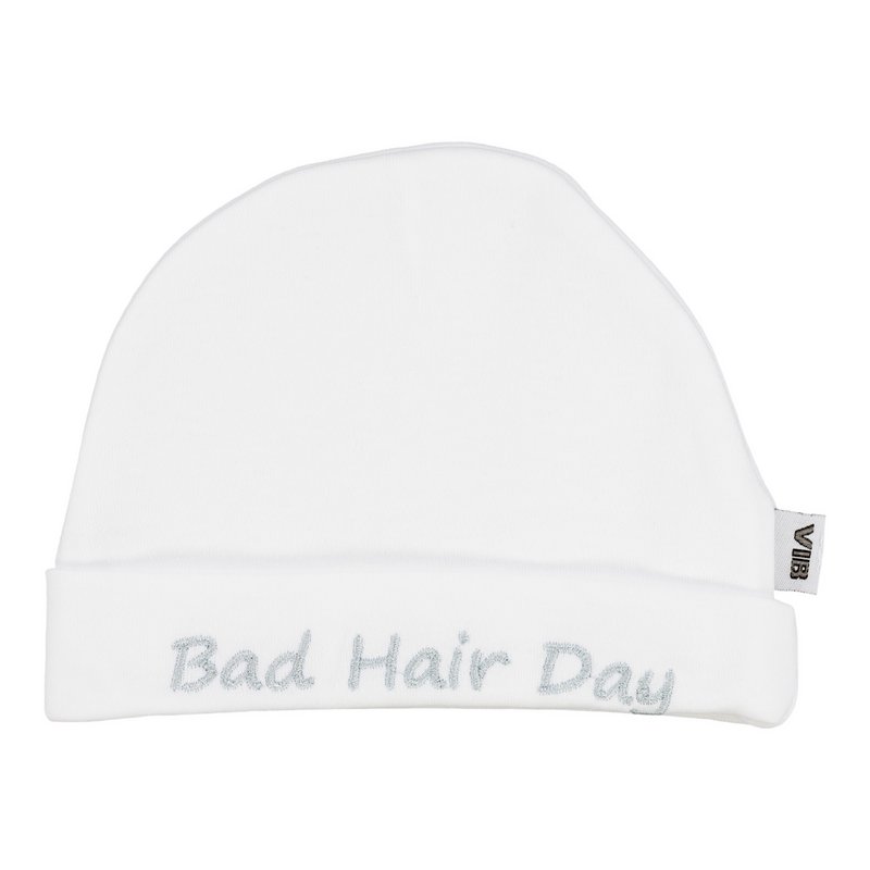 Hat Rund Bad hair day Hvid