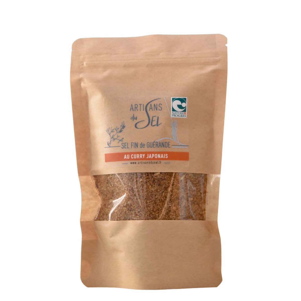 Fine di Guérande Sel in Curry giapponese - Ricarica 200g | Artigiani sale