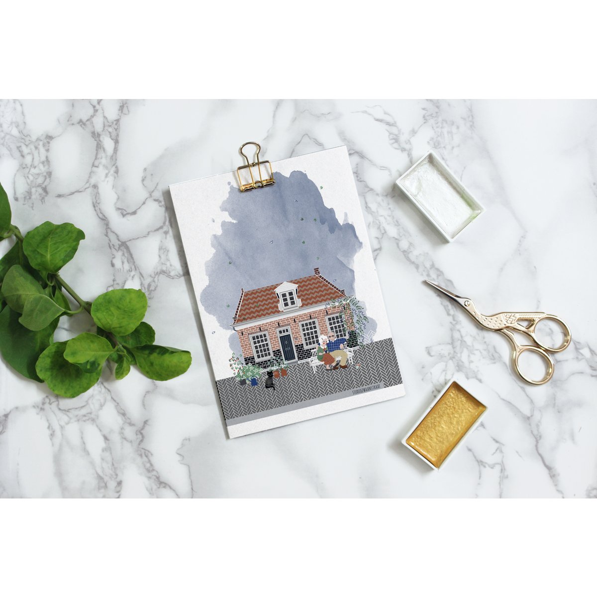 Postkarte 'die Bedeutung'